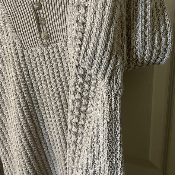 Eddie Bauer Ribbed Knit Henley Sweater | Size L - Tall - Picture 5 of 12